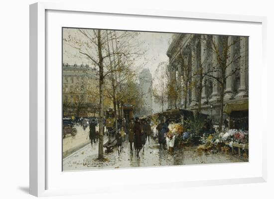 La Madelaine, Paris-Eugene Galien-Laloue-Framed Giclee Print