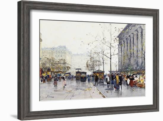 La Madeleine, Paris-Eugene Galien-Laloue-Framed Giclee Print