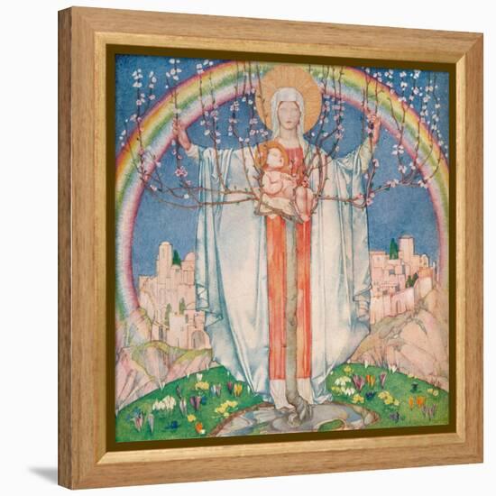 La Madonna Di Promessa, C1890-1914, (1914)-Edward Reginald Frampton-Framed Premier Image Canvas