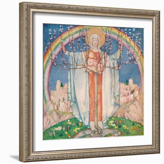 La Madonna Di Promessa, C1890-1914, (1914)-Edward Reginald Frampton-Framed Giclee Print