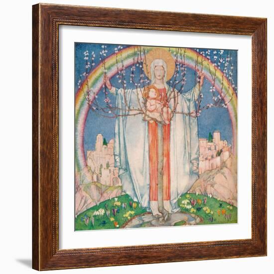 La Madonna Di Promessa, C1890-1914, (1914)-Edward Reginald Frampton-Framed Giclee Print