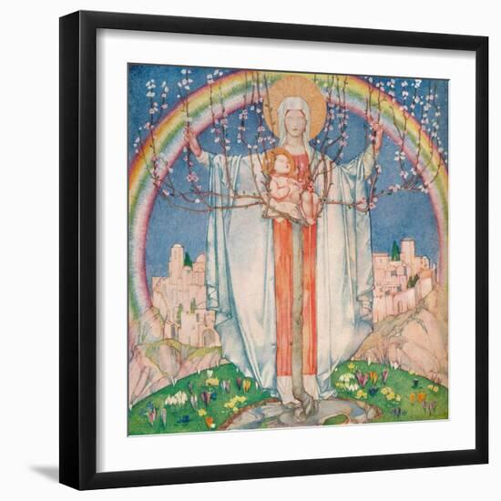 La Madonna Di Promessa, C1890-1914, (1914)-Edward Reginald Frampton-Framed Giclee Print