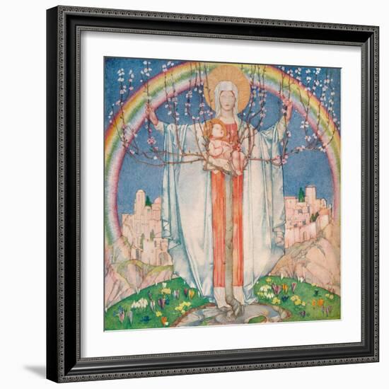 La Madonna Di Promessa, C1890-1914, (1914)-Edward Reginald Frampton-Framed Giclee Print