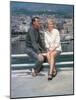 La Main au Collet TO CATCH A THIEF by AlfredHitchcock with Cary Grant and Grace Kelly, 1955 (photo)-null-Mounted Photo