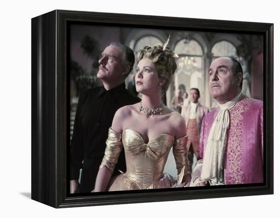 La Main au Collet TO CATCH A THIEF by AlfredHitchcock with John Williams, Grace Kelly and Rene Blan-null-Framed Stretched Canvas