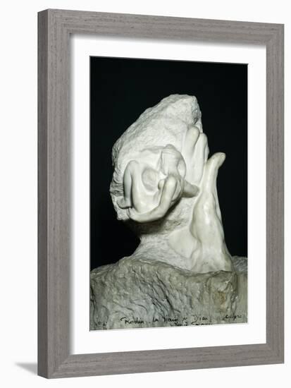 La main de dieu ou la création. Le couple-Auguste Rodin-Framed Giclee Print