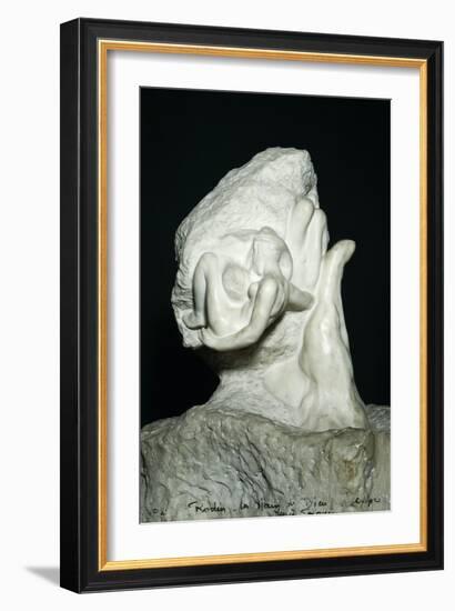 La main de dieu ou la création. Le couple-Auguste Rodin-Framed Giclee Print