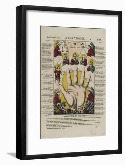 La main puissante-null-Framed Giclee Print