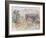 La Maison a Travers Les Roses, circa 1925-26-Claude Monet-Framed Giclee Print