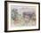 La Maison a Travers Les Roses, circa 1925-26-Claude Monet-Framed Giclee Print