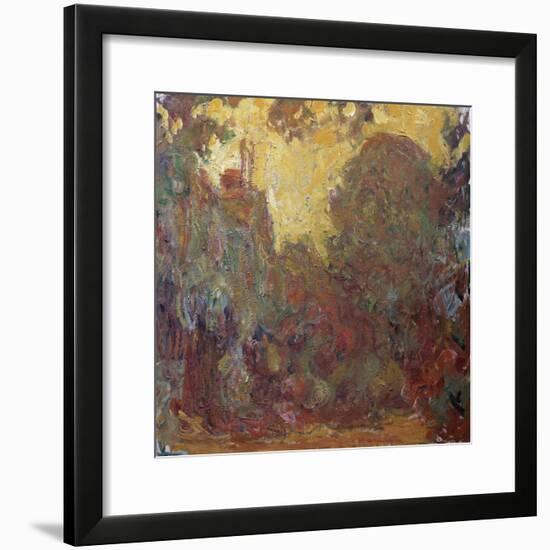 La Maison de Giverny-Claude Monet-Framed Giclee Print
