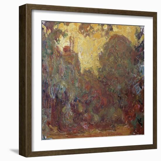 La Maison de Giverny-Claude Monet-Framed Giclee Print