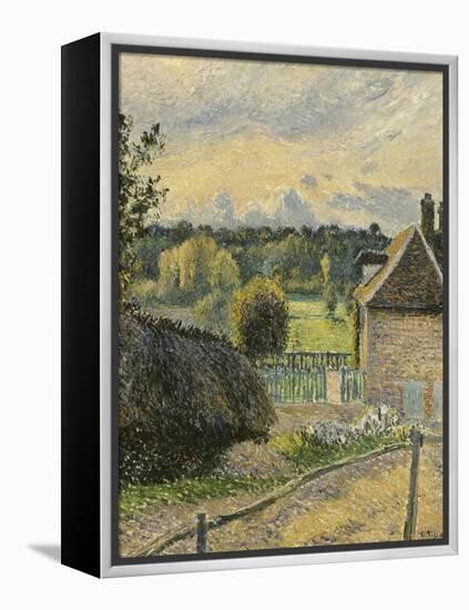 La Maison de la folie à Eragny-Camille Pissarro-Framed Premier Image Canvas