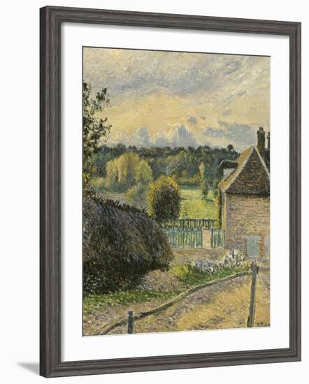 La Maison de la folie à Eragny-Camille Pissarro-Framed Giclee Print