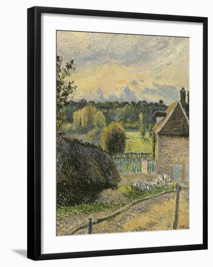 La Maison de la folie à Eragny-Camille Pissarro-Framed Giclee Print