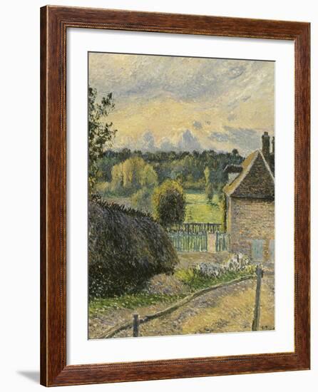 La Maison de la folie à Eragny-Camille Pissarro-Framed Giclee Print