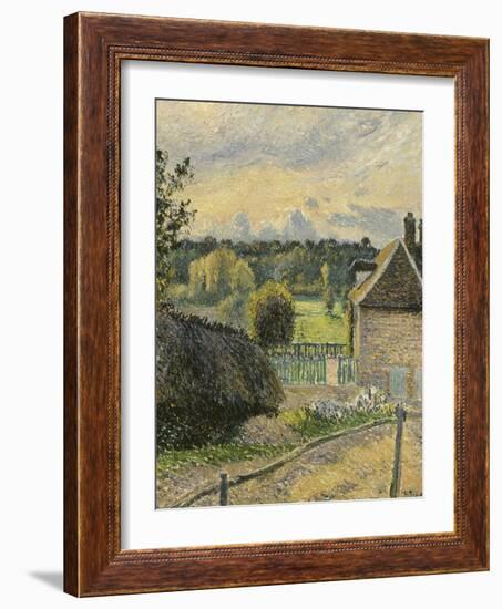 La Maison de la folie à Eragny-Camille Pissarro-Framed Giclee Print