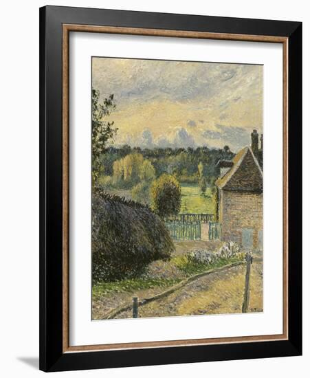 La Maison de la folie à Eragny-Camille Pissarro-Framed Giclee Print