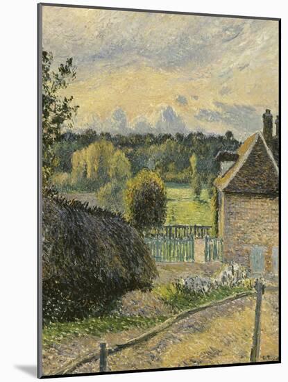 La Maison de la folie à Eragny-Camille Pissarro-Mounted Giclee Print