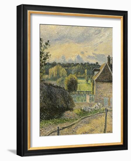 La Maison de la folie à Eragny-Camille Pissarro-Framed Giclee Print