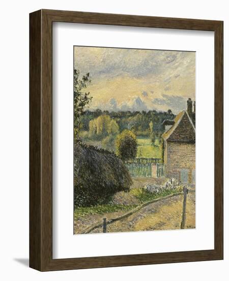 La Maison de la folie à Eragny-Camille Pissarro-Framed Giclee Print