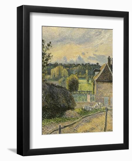 La Maison de la folie à Eragny-Camille Pissarro-Framed Giclee Print