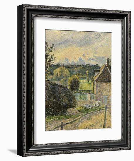 La Maison de la folie à Eragny-Camille Pissarro-Framed Giclee Print