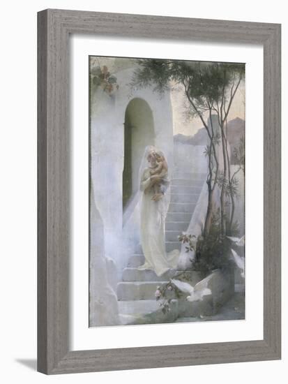 La Maison de la Vierge-Guillaume Dubufe-Framed Giclee Print