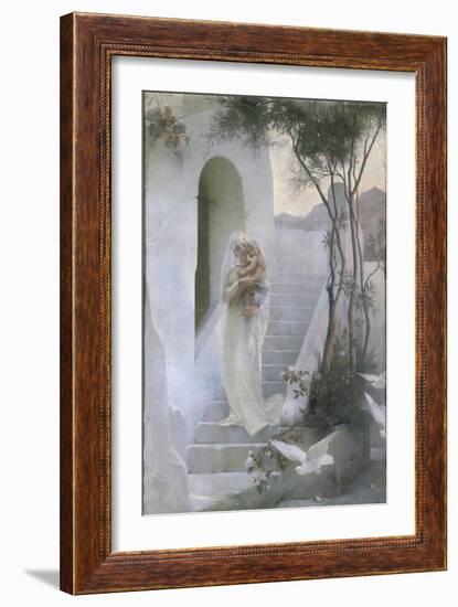 La Maison de la Vierge-Guillaume Dubufe-Framed Giclee Print