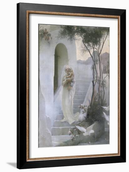 La Maison de la Vierge-Guillaume Dubufe-Framed Giclee Print