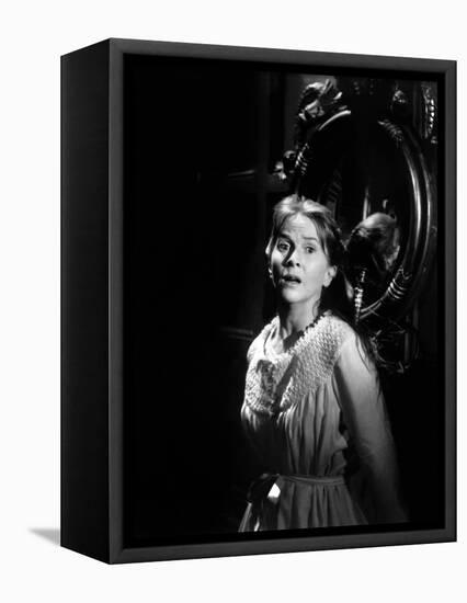 La Maison du Diable THE HAUNTING by RobertWise with Julie Harris, 1963 (b/w photo)-null-Framed Stretched Canvas