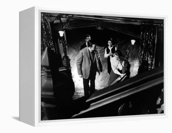 La Maison du Diable THE HAUNTING by RobertWise with Richad Johnson, Russ Tamblyn, Claire Bloom and -null-Framed Stretched Canvas