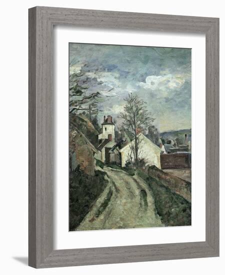 La Maison Du Docteur Gachet À Auvers (Doctor Gachet's House, Auvers, France), C. 1873-Paul Cézanne-Framed Giclee Print