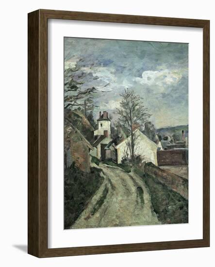 La Maison Du Docteur Gachet À Auvers (Doctor Gachet's House, Auvers, France), C. 1873-Paul Cézanne-Framed Giclee Print