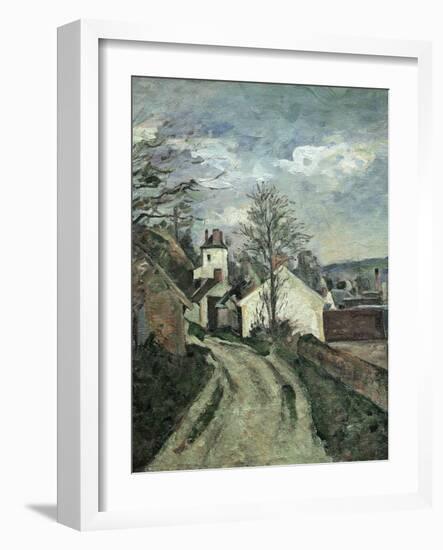 La Maison Du Docteur Gachet À Auvers (Doctor Gachet's House, Auvers, France), C. 1873-Paul Cézanne-Framed Giclee Print