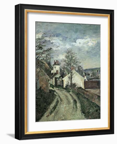 La Maison Du Docteur Gachet À Auvers (Doctor Gachet's House, Auvers, France), C. 1873-Paul Cézanne-Framed Giclee Print