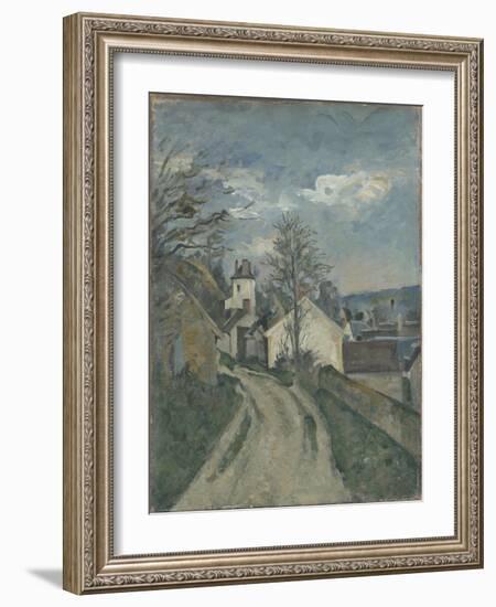 La maison du Dr Gachet à Auvers-Paul Cézanne-Framed Giclee Print