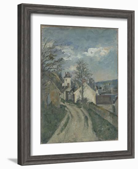 La maison du Dr Gachet à Auvers-Paul Cézanne-Framed Giclee Print