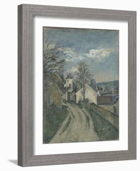 La maison du Dr Gachet à Auvers-Paul Cézanne-Framed Giclee Print