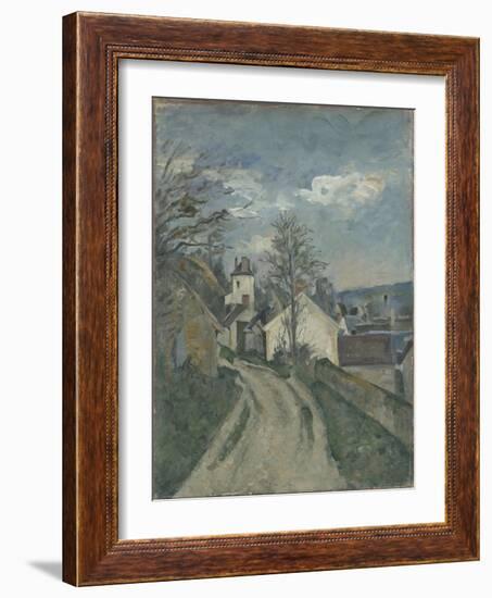 La maison du Dr Gachet à Auvers-Paul Cézanne-Framed Giclee Print