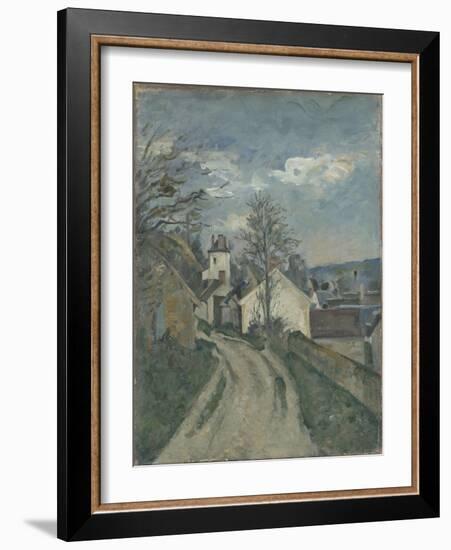 La maison du Dr Gachet à Auvers-Paul Cézanne-Framed Giclee Print