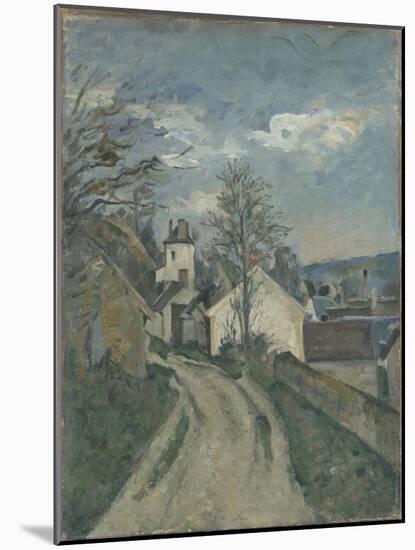 La maison du Dr Gachet à Auvers-Paul Cézanne-Mounted Giclee Print