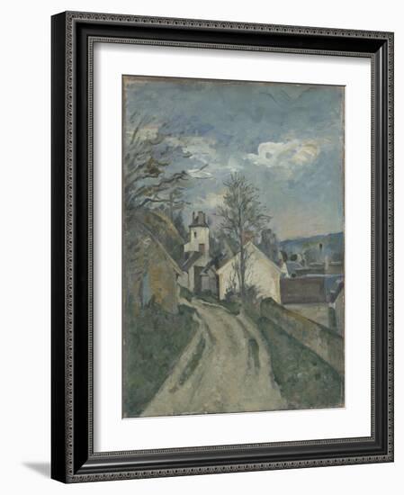 La maison du Dr Gachet à Auvers-Paul Cézanne-Framed Giclee Print