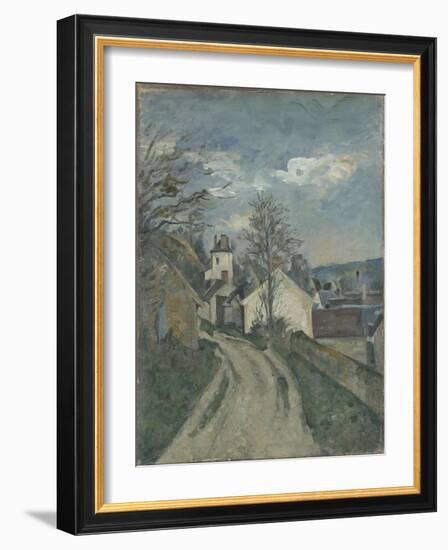 La maison du Dr Gachet à Auvers-Paul Cézanne-Framed Giclee Print