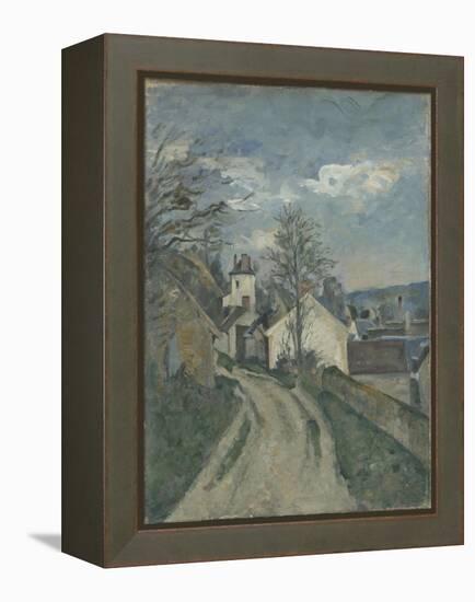 La maison du Dr Gachet à Auvers-Paul Cézanne-Framed Premier Image Canvas