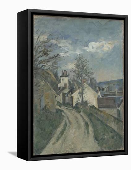 La maison du Dr Gachet à Auvers-Paul Cézanne-Framed Premier Image Canvas