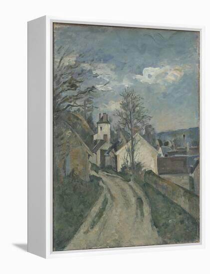 La maison du Dr Gachet à Auvers-Paul Cézanne-Framed Premier Image Canvas