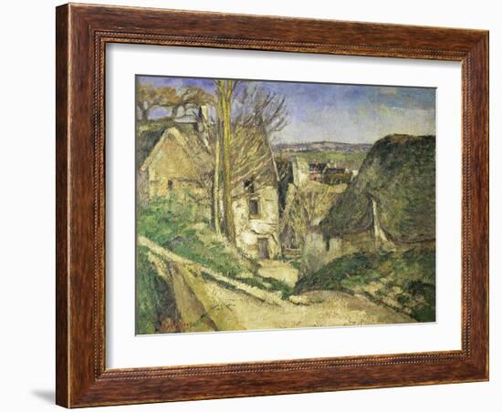 La Maison Du Pendu (Auvers-Sur-Oise), 1873-Paul Cézanne-Framed Giclee Print