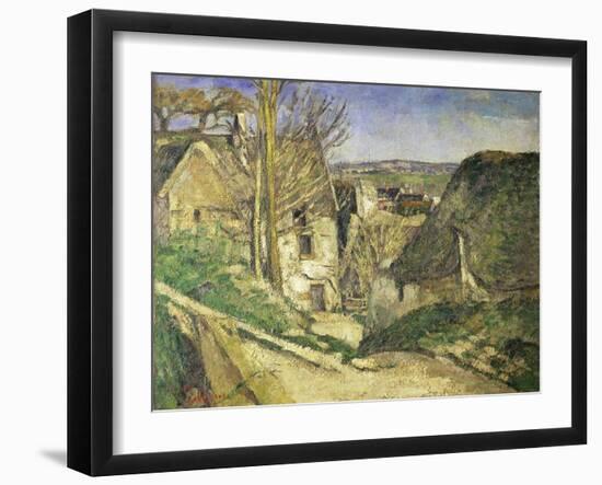 La Maison Du Pendu (Auvers-Sur-Oise), 1873-Paul Cézanne-Framed Giclee Print