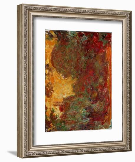 La maison vu du jardin aux roses, 1922-1924 Canvas, 80 x 90 cm Inv. 5086.-Claude Monet-Framed Giclee Print